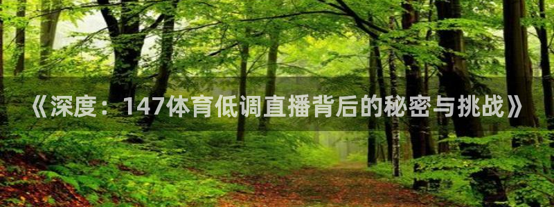 24直播网体育在线观看：《深度：147体育低调直播背后的秘密与挑战》